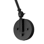 Millennium Lighting 11001-MB Matte Black Swing Arm Sconce Light Image 3