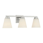 Millennium Lighting 64003WG-BN Brushed Nickel Strayhan 22'' Wide 3-light Vanity Image 1