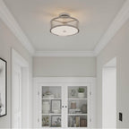 Millennium Lighting 23303-PN Polished Nickel Ardezia 15.75'' Wide 3-light Semi-flush Mount Image 4