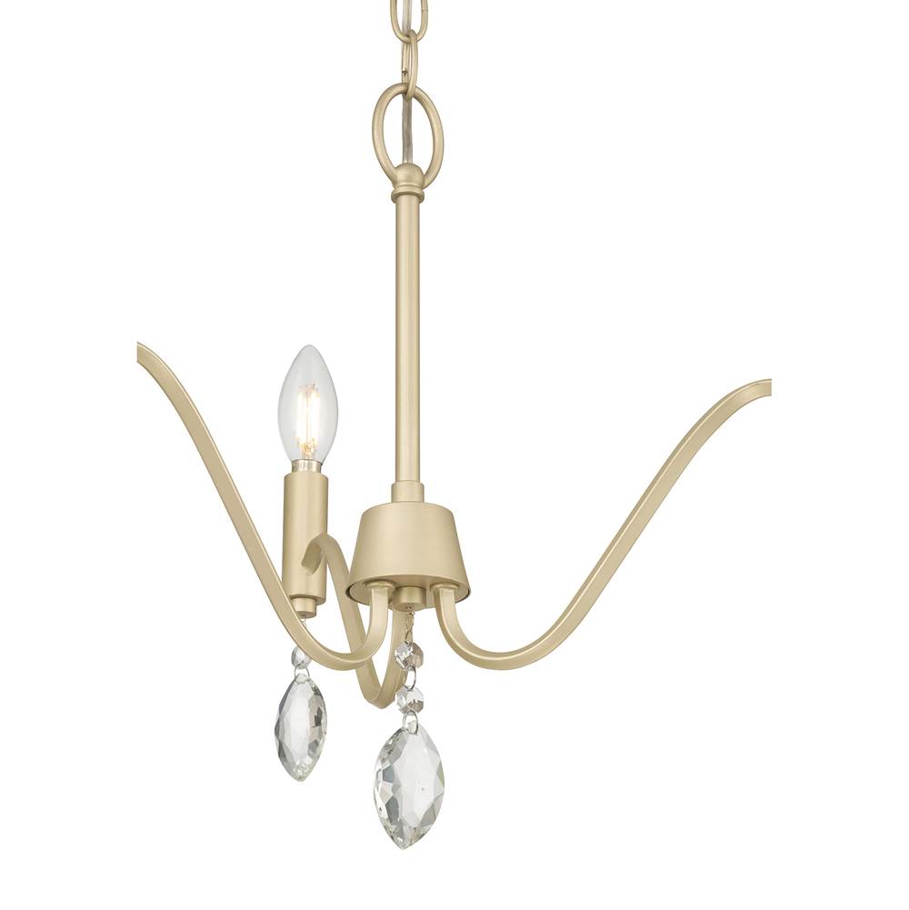 Millennium Lighting 205103-AGSI  Aureline 17.25'' Wide 3-light Chandelier Image 7