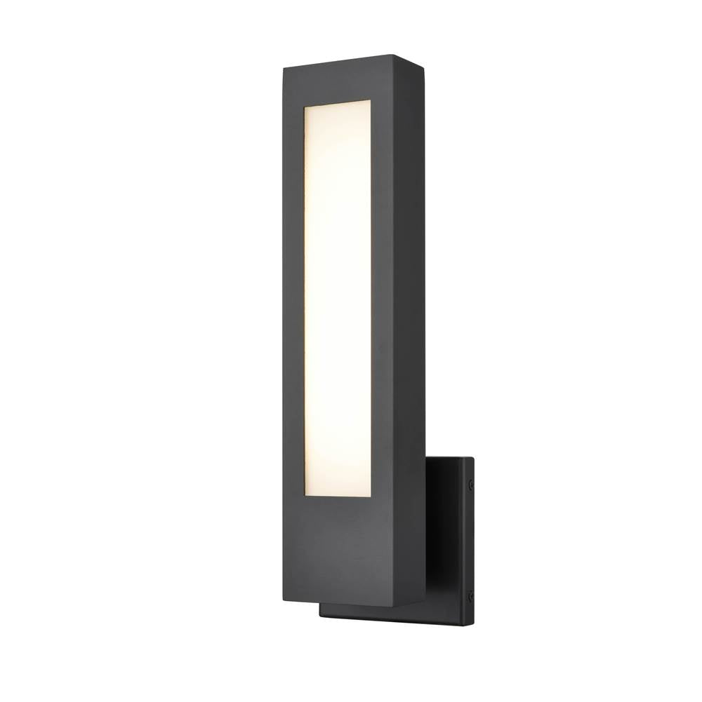 Millennium Lighting 8071-PBK Powder Coat Black Led Outdoor Wall Mount Image 1
