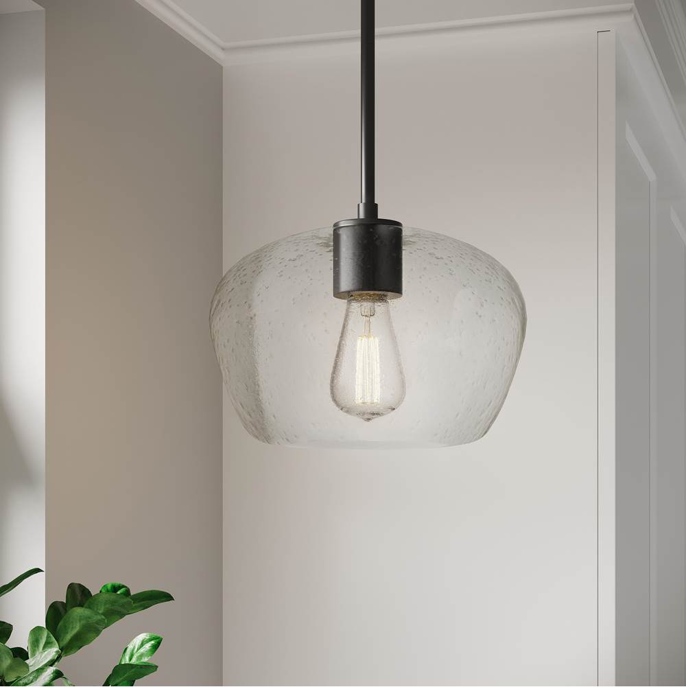 Millennium Lighting 203101-MB Matte Black Pomari 9.75'' Wide 1-light Pendant Image 4