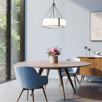 Millennium Lighting 28203-MB/WH Matte Black,White Pendant Light Image 2