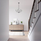 Millennium Lighting 8166-MB Matte Black 6 Light Chandelier Image 2