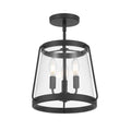 Millennium Lighting 230103-MB Matte Black Adabella 12.25'' Wide 3-light Semi-flush Mount Image 1