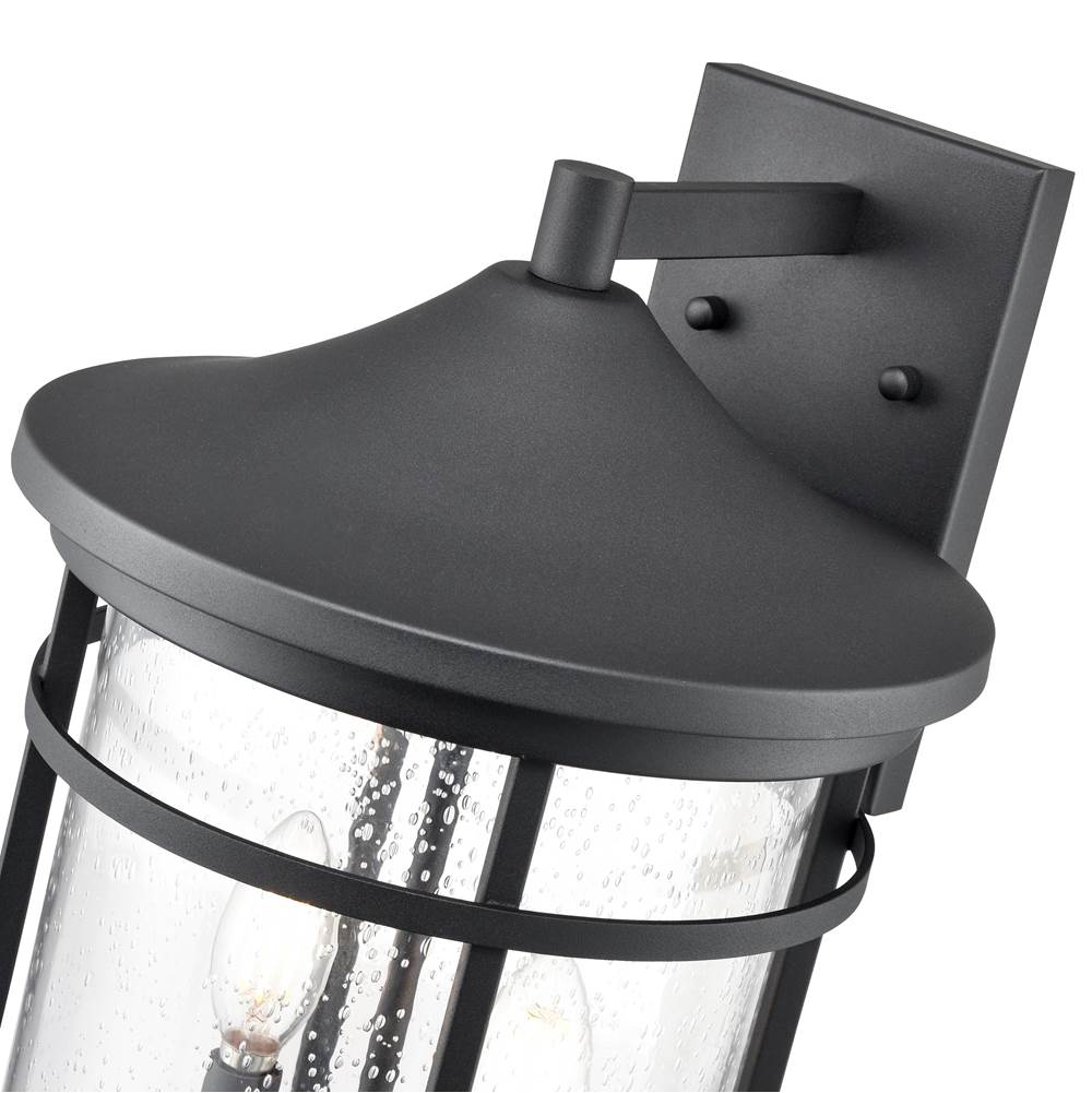 Millennium Lighting 91322-TBK Textured Black Outdoor Wall Sconce Image 4