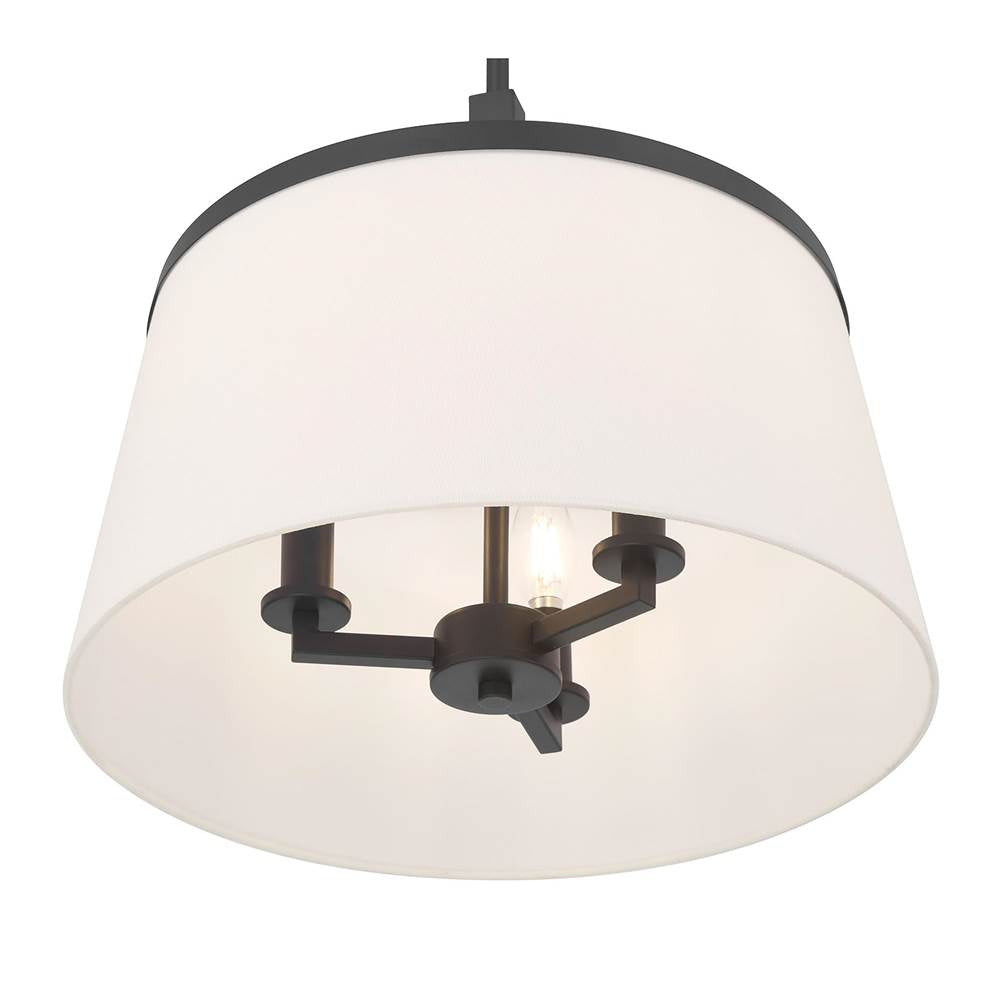 Millennium Lighting 240103-MB Matte Black Montrine 16'' Wide 3-light Pendant Image 7