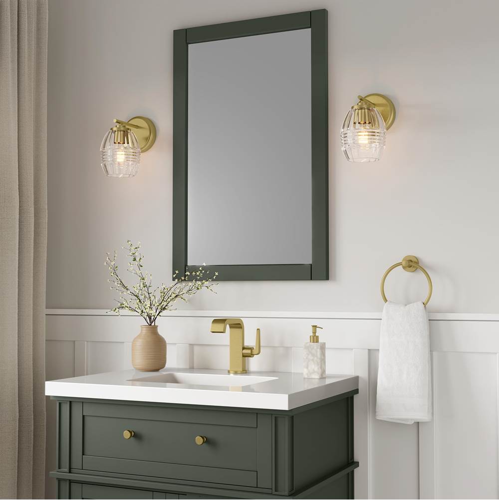 Millennium Lighting 9991-VB Vintage Brass Miravelle 8.75'' High 1-light Wall Sconce Image 4