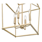 Millennium Lighting 19004-VB Vintage Brass Nellita 16'' Wide 4-light Pendant - Vintage Brass Image 7
