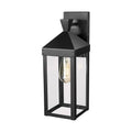 Millennium Lighting 22911-PBK Powder Coated Black Yates 17.25'' High 1-light Outdoor Wall Sconce - Painted Black Image 1