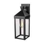Millennium Lighting 22911-PBK Powder Coated Black Yates 17.25'' High 1-light Outdoor Wall Sconce - Painted Black Image 1