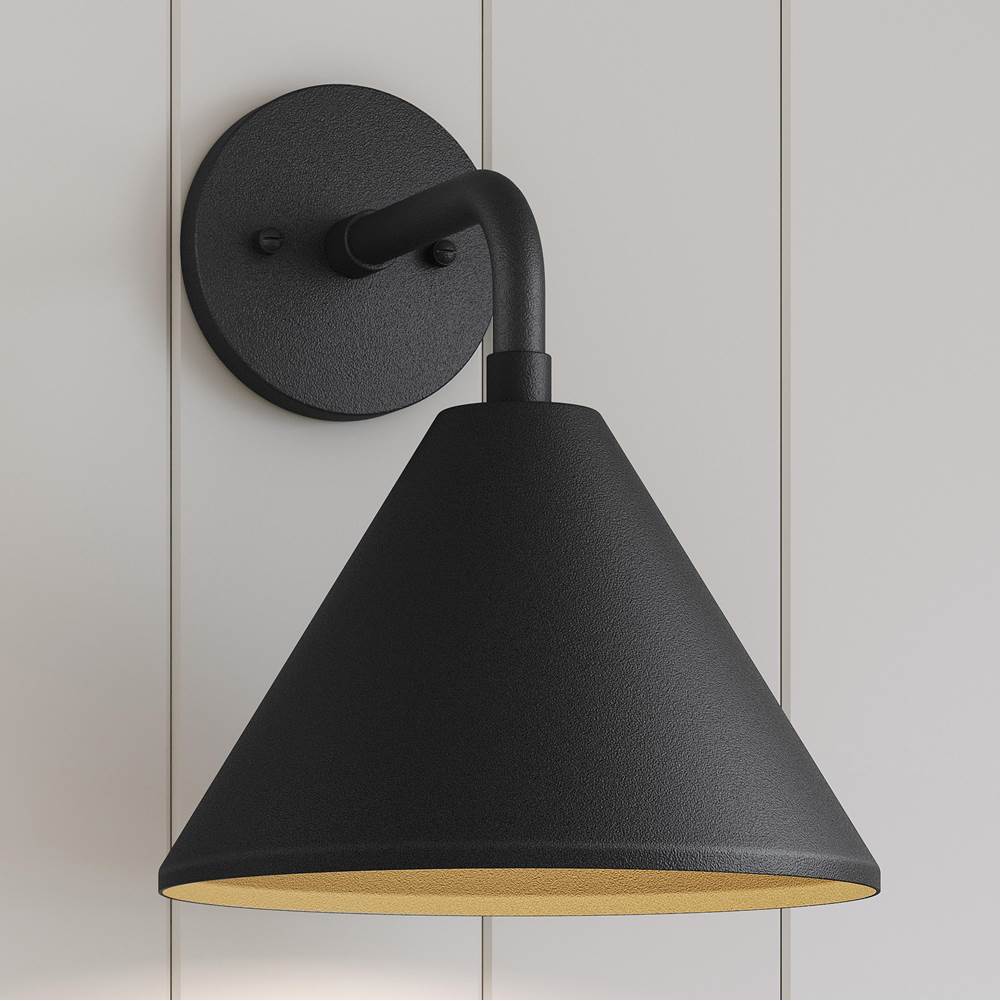Millennium Lighting 86101-TBK Textured Black Outdoor Wall Sconce Image 4