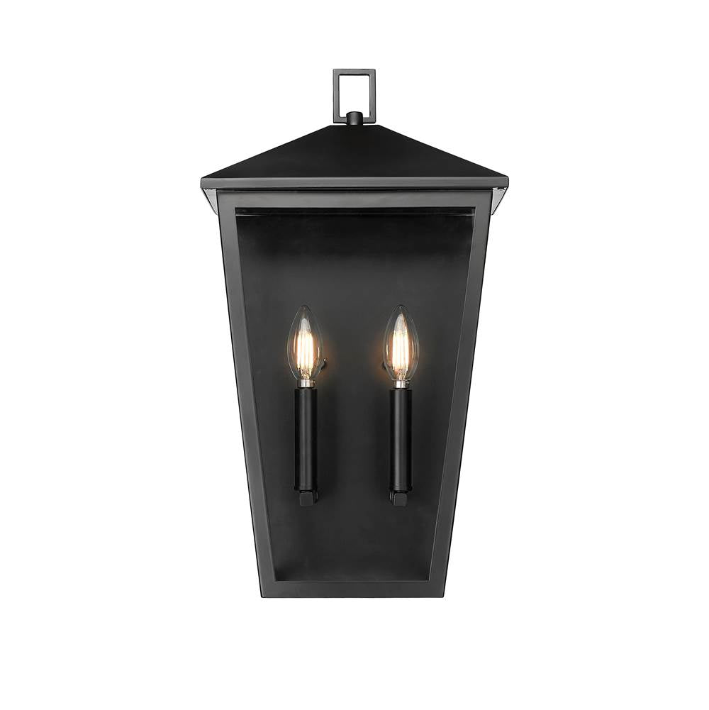 Millennium Lighting Munger 19.75'' High 2-light Outdoor Wall Sconce - Powder Coated Black