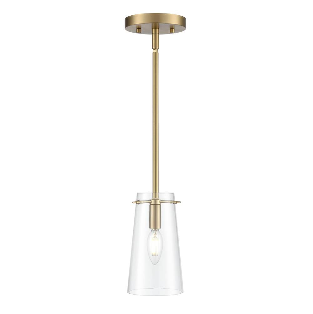 Millennium Lighting Maccan 5'' Wide 1-light Pendant - Vintage Brass