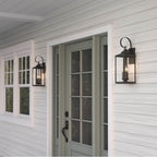 Millennium Lighting 402003-PBK Powder Coated Black Halston 23.25'' High 3-light Outdoor Lantern Image 4