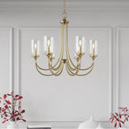 Millennium Lighting 22405-VB Vintage Brass Chandelier Ceiling Light Image 2