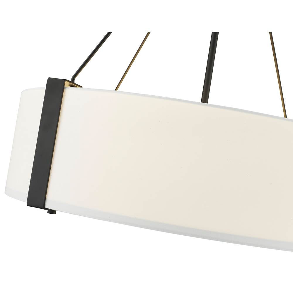 Millennium Lighting 28203-MB/WH Matte Black,White Pendant Light Image 4