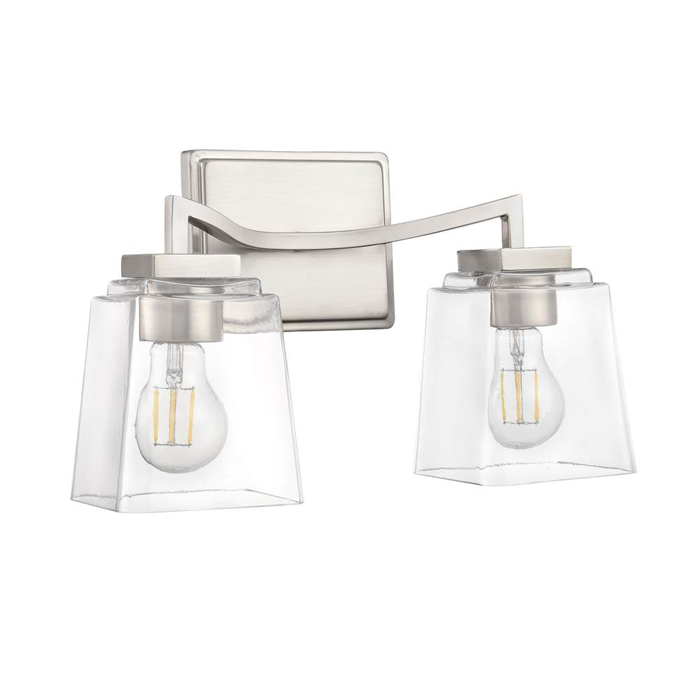 Millennium Lighting 24002-BN Brushed Nickel Avenna 14.5'' Wide 2-light Vanity - Brushed Nickel Image 1