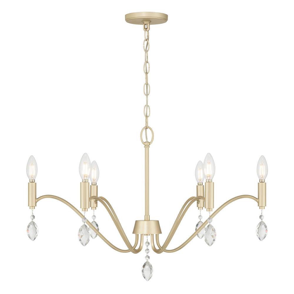 Millennium Lighting Aureline 28'' Wide 6-light Chandelier