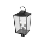 Millennium Lighting 42654-PBK Powder Coated Black Outdoor Post Lantern Image 3