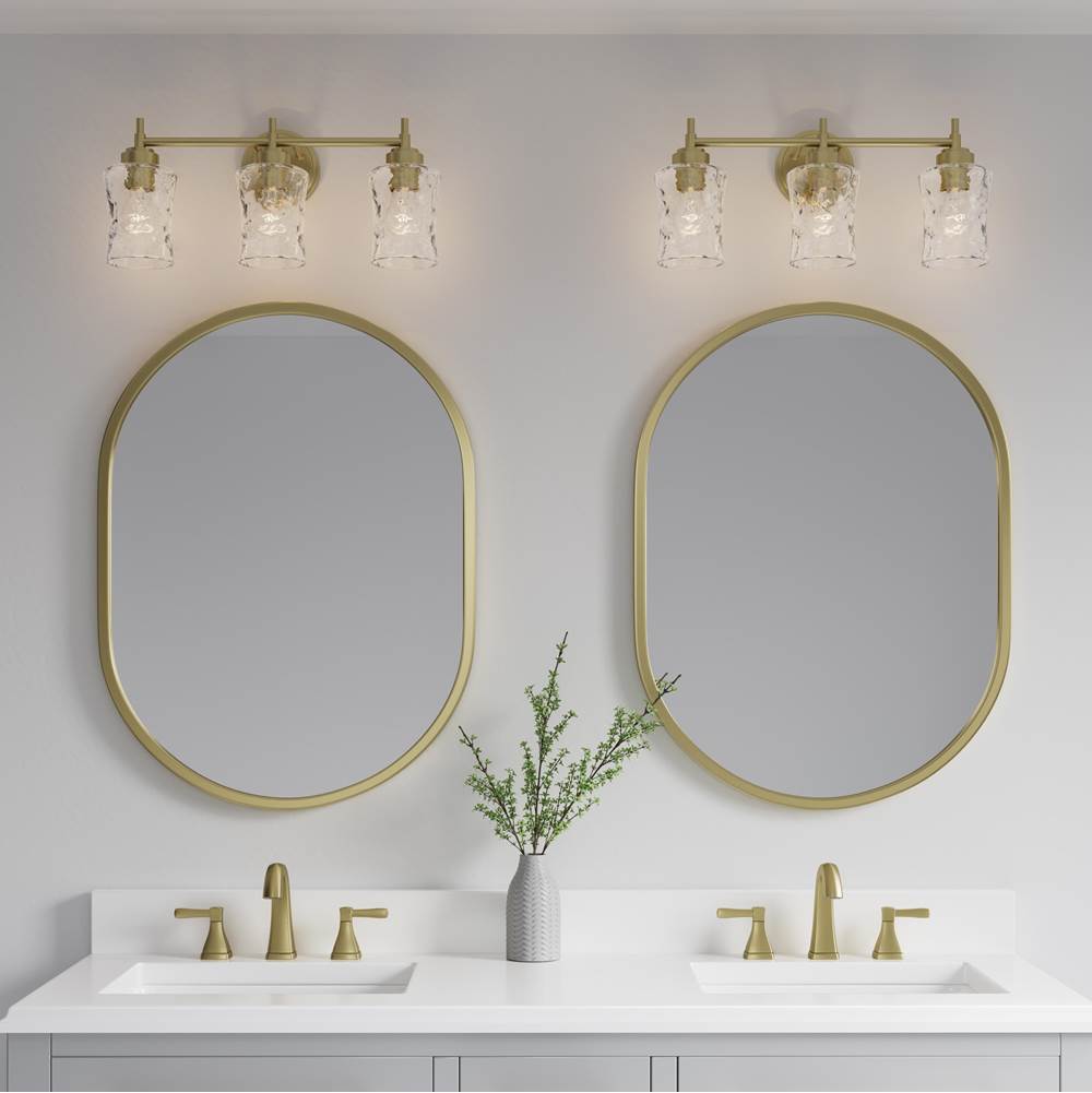 Millennium Lighting 909103-VB Vintage Brass Clarvyn 21'' Wide 3-light Vanity Image 4