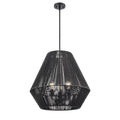 Millennium Lighting 9023-MB Matte Black Elise 22'' Wide 3-light Pendant - Matte Black Image 1