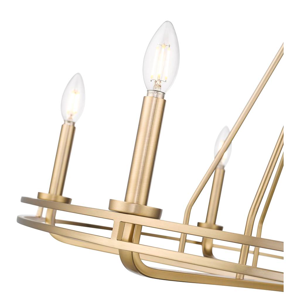 Millennium Lighting 21606-VB Vintage Brass Jody 32.5'' Wide 6-light Chandelier - Vintage Brass Image 5