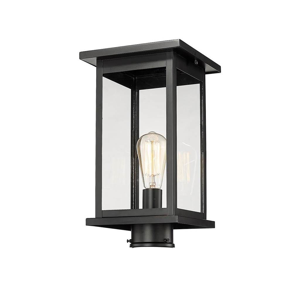 Millennium Lighting 4124-PBK Powder Coat Black Outdoor Post Lantern Image 3