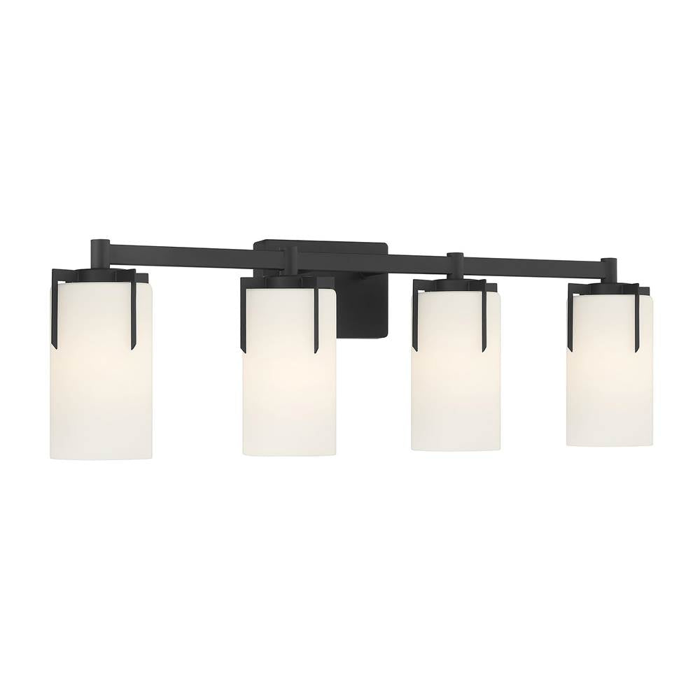 Millennium Lighting 65004-MB Matte Black Froselle 30.5'' Wide 4-light Vanity Image 1