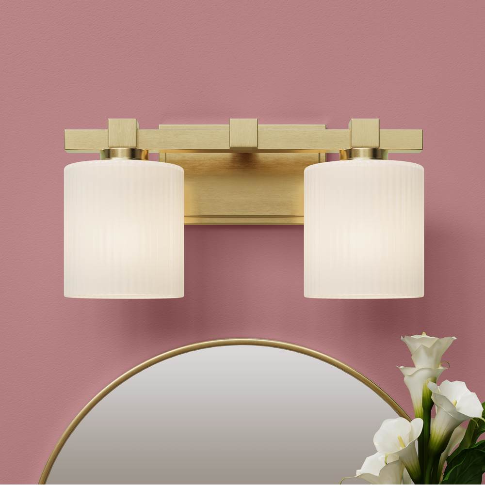 Millennium Lighting 23102-VB Vintage Brass Vanity Image 2