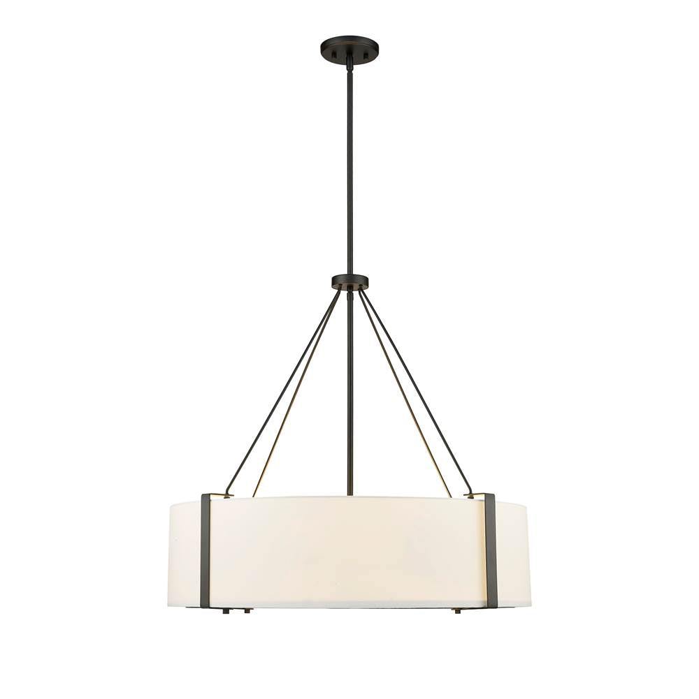 Millennium Lighting 28206-MB/WH Matte Black,White Pendant Light Image 1
