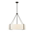 Millennium Lighting 28206-MB/WH Matte Black,White Pendant Light Image 1