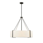 Millennium Lighting 28206-MB/WH Matte Black,White Pendant Light Image 1