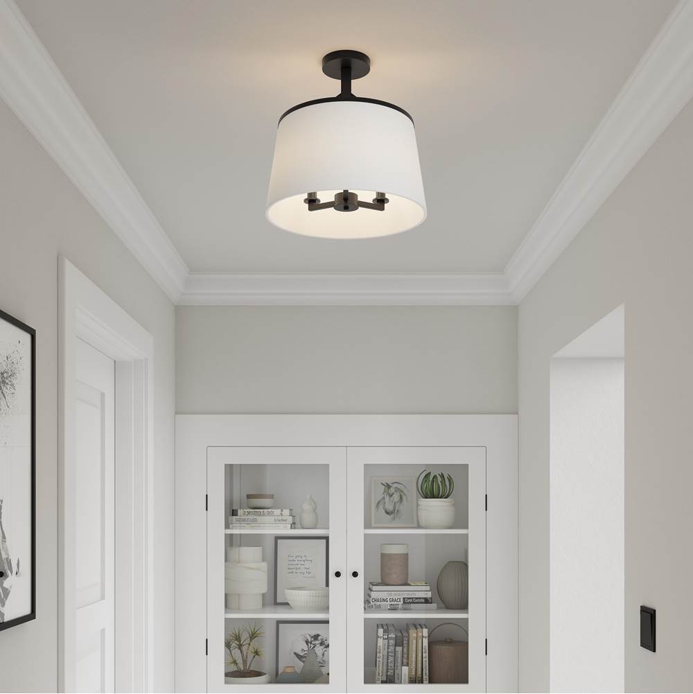 Millennium Lighting 240103-MB Matte Black Montrine 16'' Wide 3-light Pendant Image 4