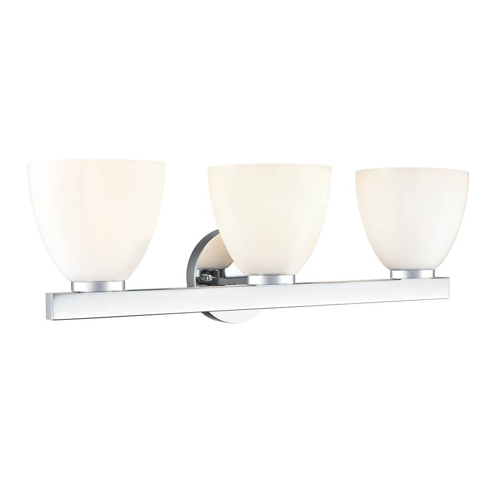 Millennium Lighting 49003-CH Polished Chrome Apria 24'' Wide 3-light Vanity - Polished Chrome Image 1