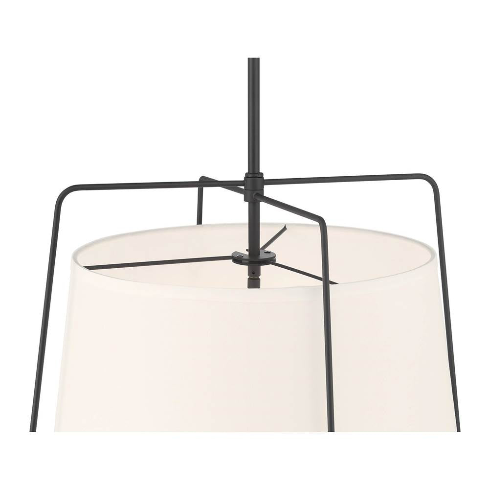 Millennium Lighting 919103-MB Matte Black Vellinor 20'' Wide 3-light Pendant Image 6