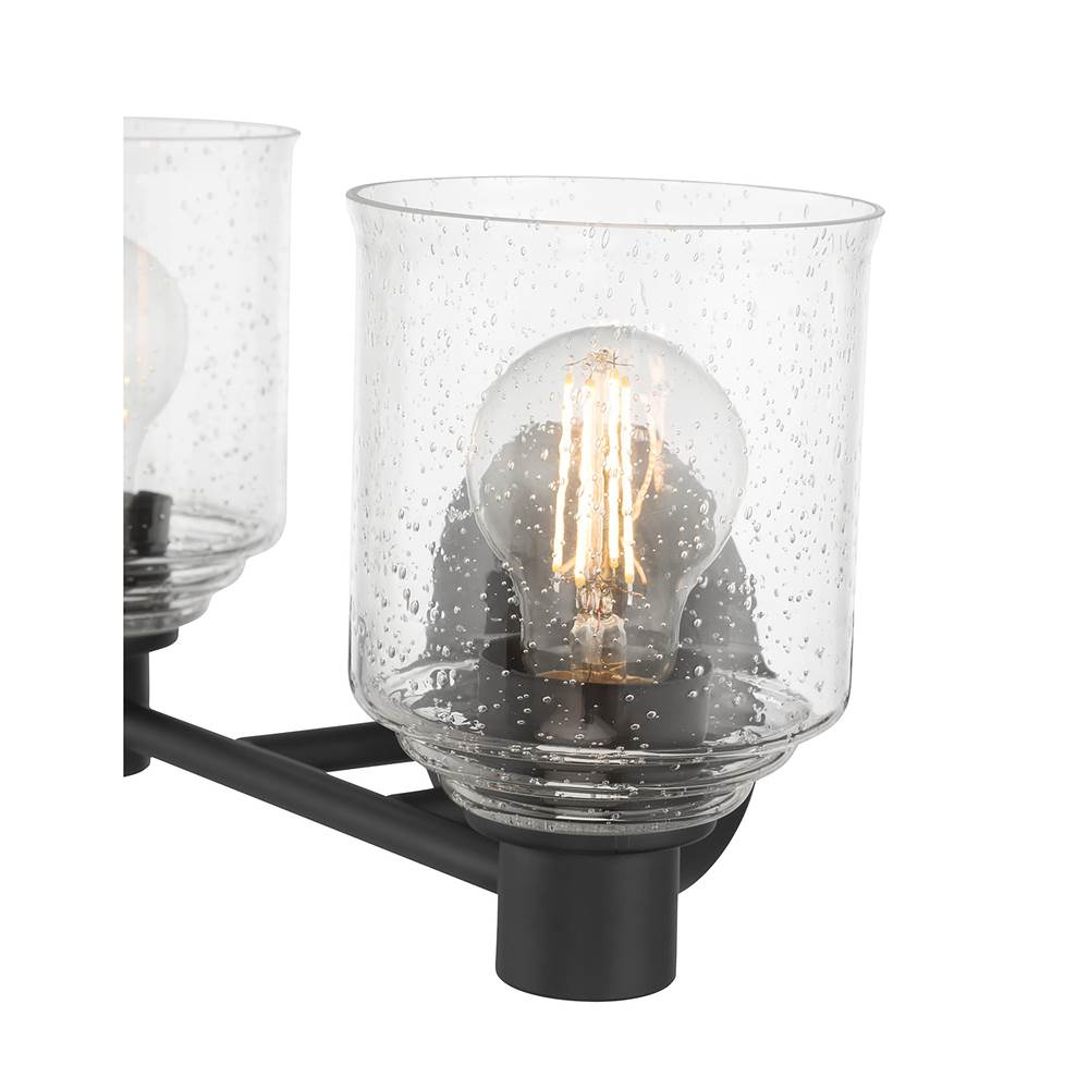 Millennium Lighting 202102-MB Matte Black Vessair 14'' Wide 2-light Vanity Image 5