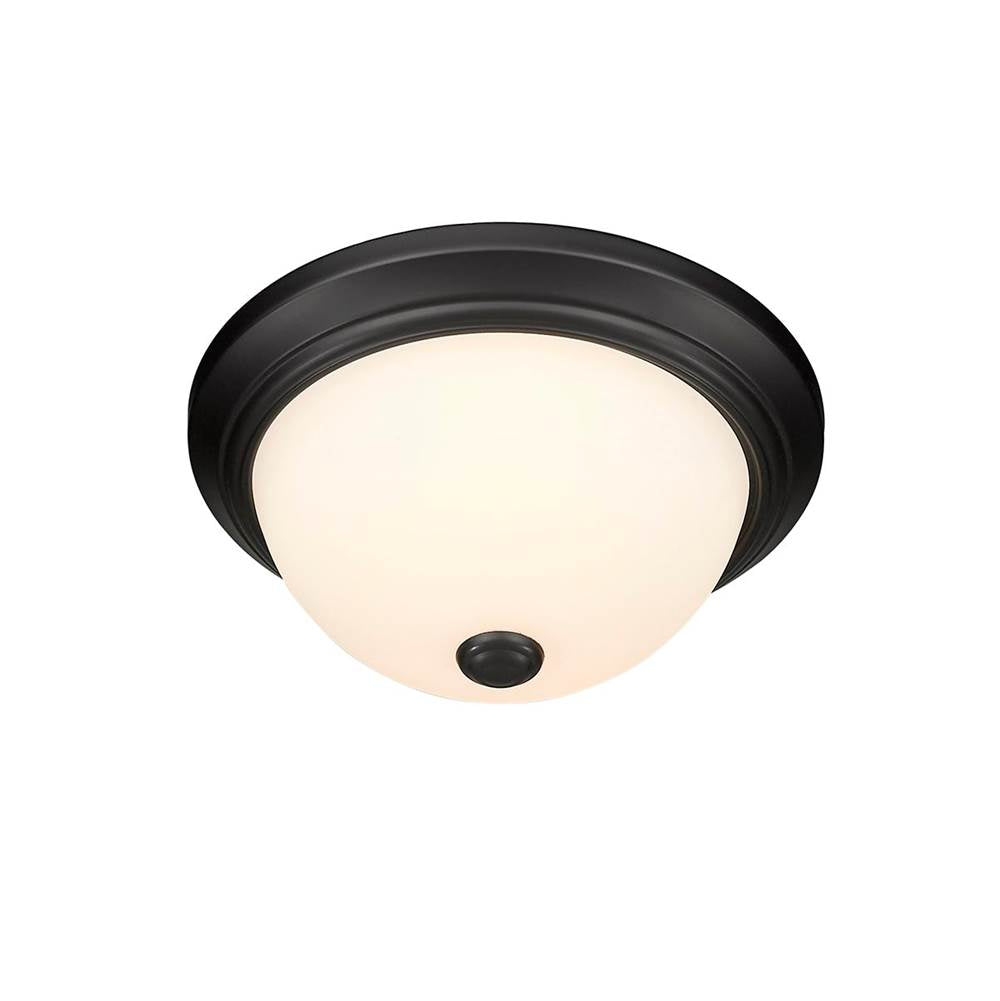 Millennium Lighting 4901-MB Matte Black Flushmount Ceiling Light Image 4