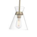 Millennium Lighting 69001-MG Modern Gold Amarella 7'' Wide 1-light Mini Pendant Image 5