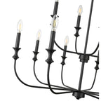Millennium Lighting 29612-MB Matte Black Chandelier Ceiling Light Image 3