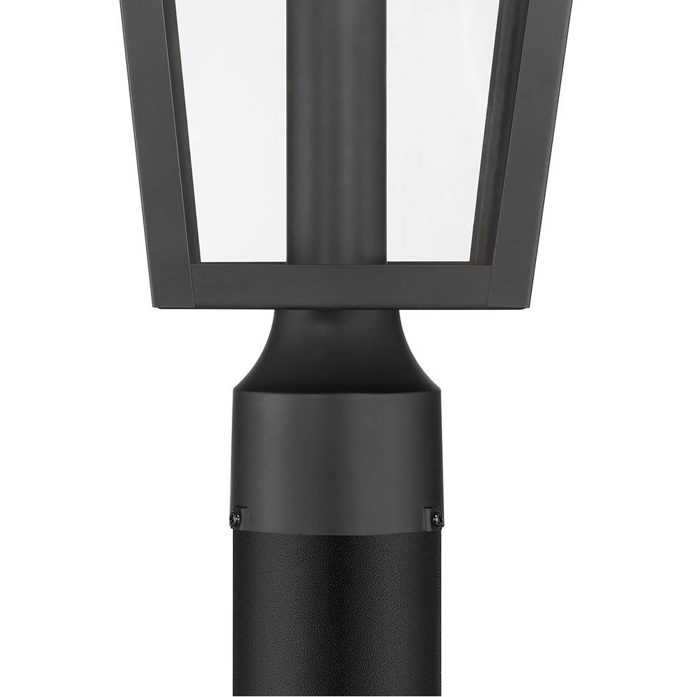 Millennium Lighting 68401-PBK Powder Coated Black Brenwick 17.75'' High 1-light Outdoor Post Lantern Image 3