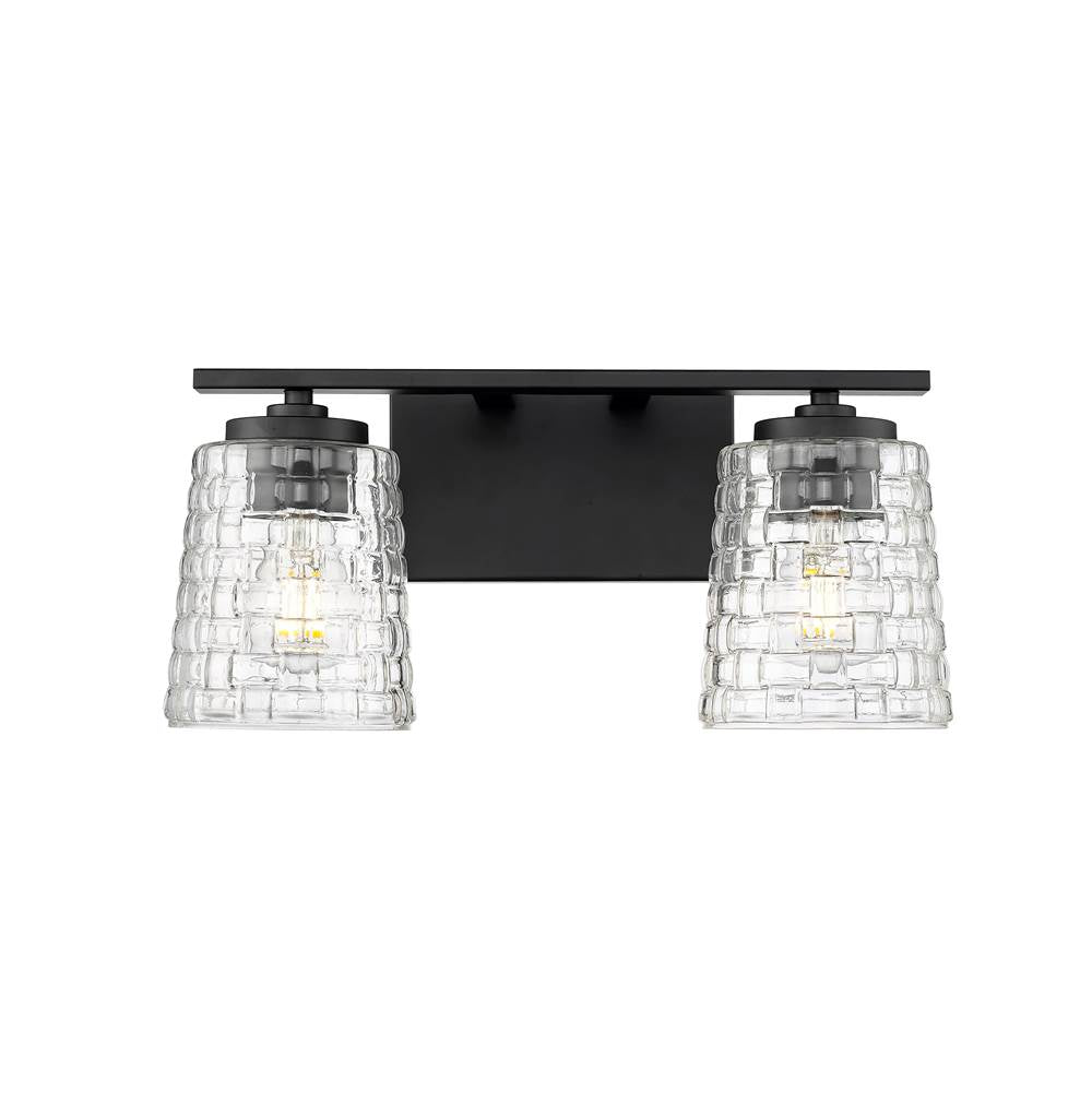 Millennium Lighting 22102-MB Matte Black Vanity Image 1