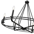 Millennium Lighting 21606-MB Matte Black Jody 32.5'' Wide 6-light Chandelier - Matte Black Image 4