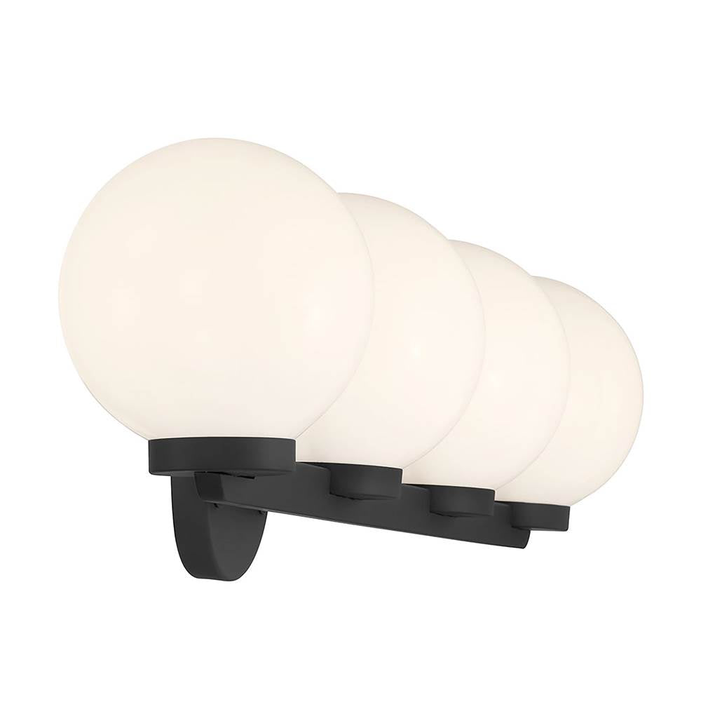Millennium Lighting 97004-MB Matte Black Ardeva 30.25'' Wide 4-light Vanity Image 7
