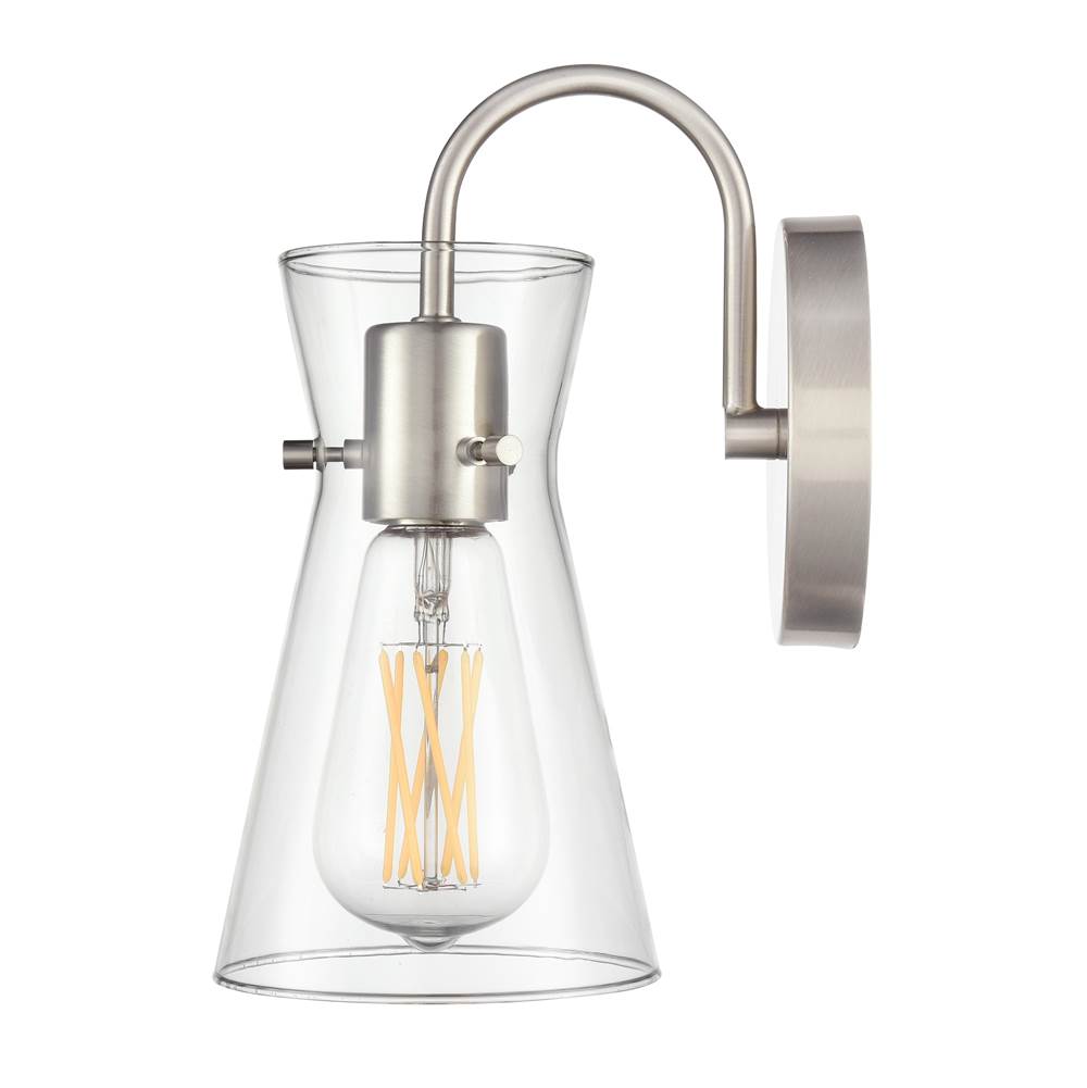 Millennium Lighting 21001-BN Brushed Nickel Camellia 4.75'' Wide 1-light Vanity - Brushed Nickel Image 6