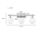 Millennium Lighting 215103-MG Modern Gold Coretta 26'' Wide 3-light Vanity - Modern Gold Image 3