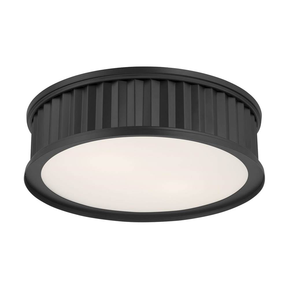Millennium Lighting 9503-MB Matte Black Corvella 18'' Wide 3-light Flush Mount Image 7
