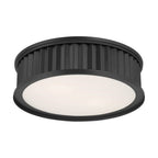 Millennium Lighting 9503-MB Matte Black Corvella 18'' Wide 3-light Flush Mount Image 7