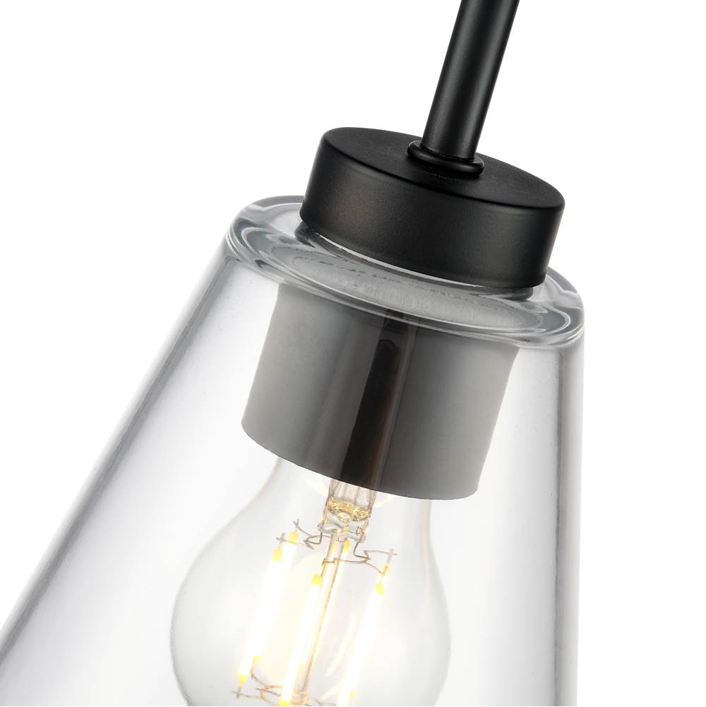 Millennium Lighting 64101-MB Matte Black Strayhan 5.75'' 1-light Mini Pendant - Matte Black Image 5