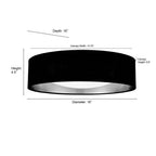 Millennium Lighting 4531-WH White Rosata 16'' Wide Led Flushmount Light - White Image 2